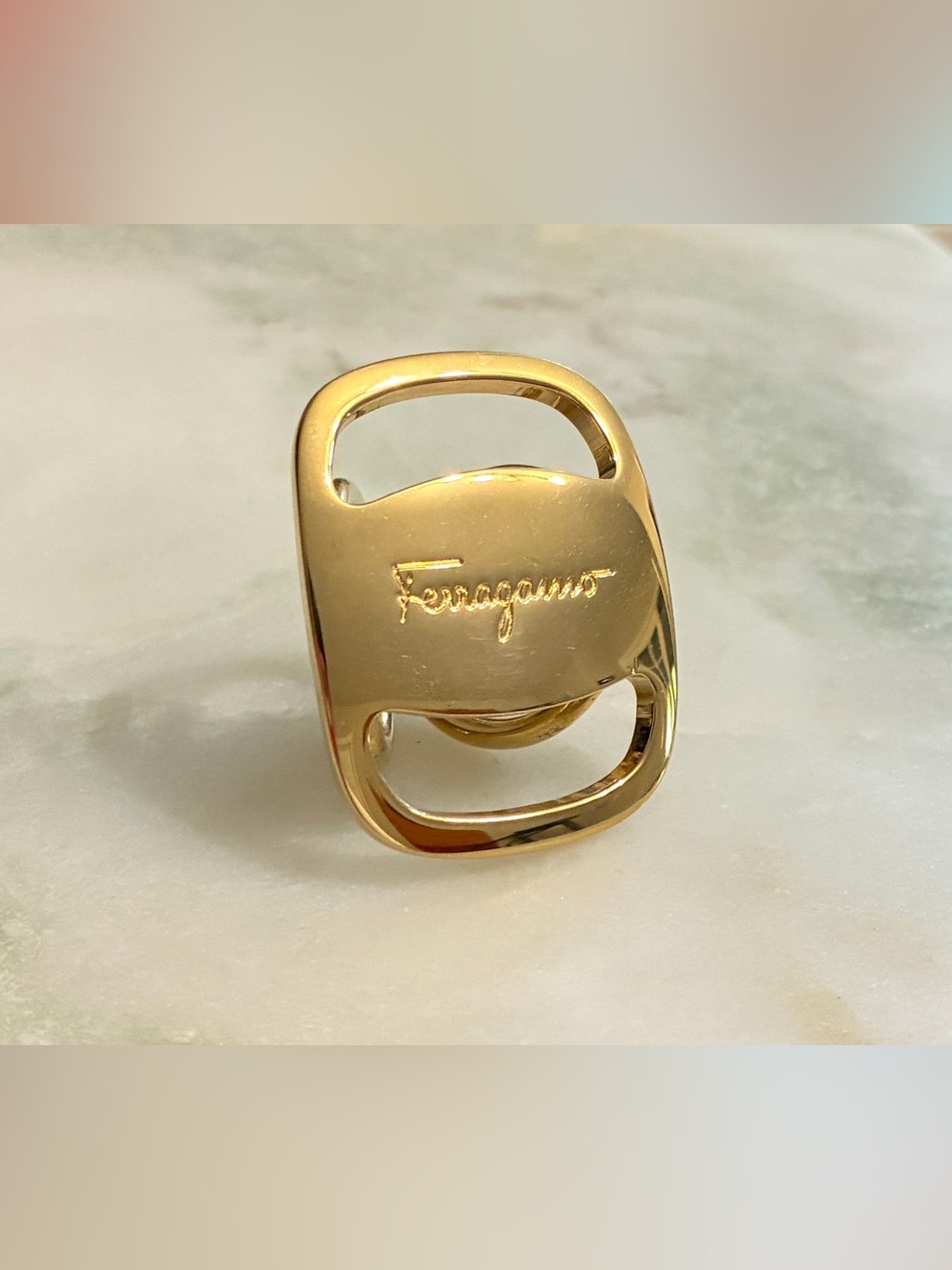 Ferragamo Scarf Ring Vintage